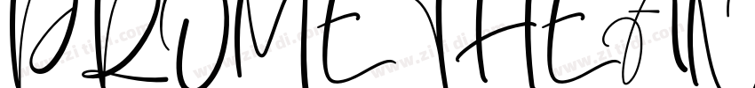PROMETHEAN REGULAR字体转换